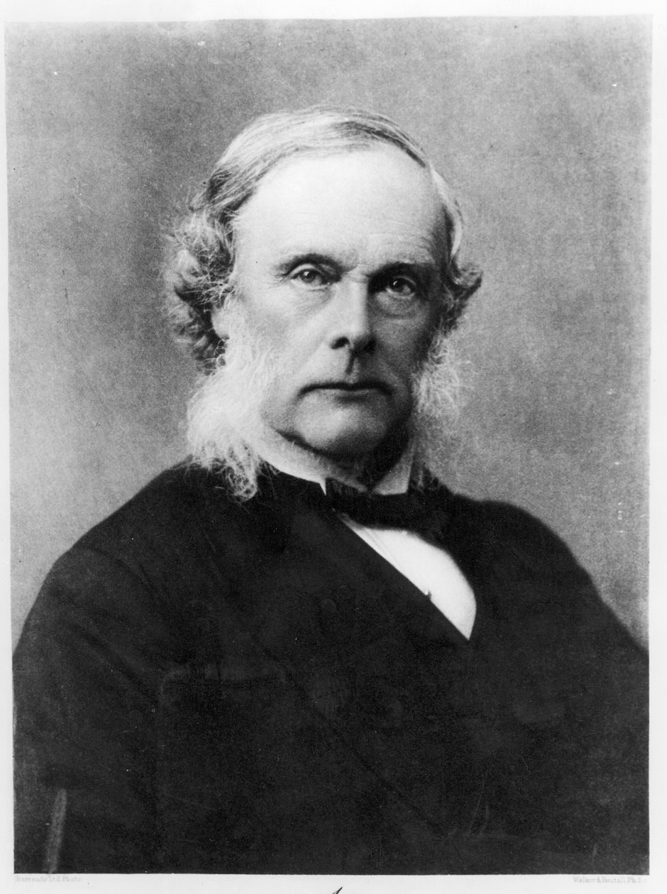 Sir Joseph Lister (1827-1912) gravé par Walker et Boutall - English School