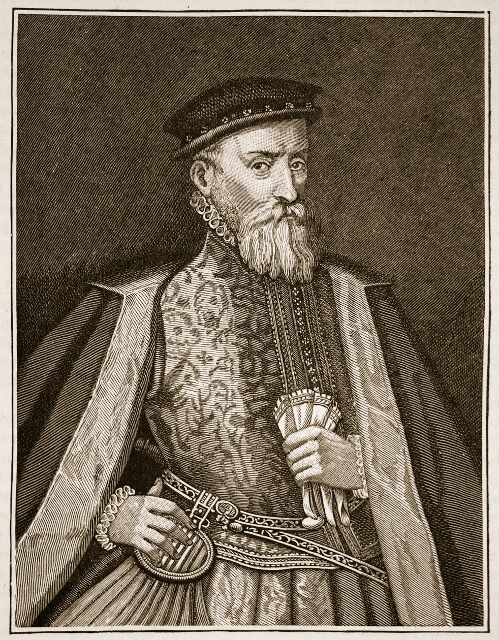 Sir Thomas Gresham, illustration de Cassells Illustrated History of England - English School