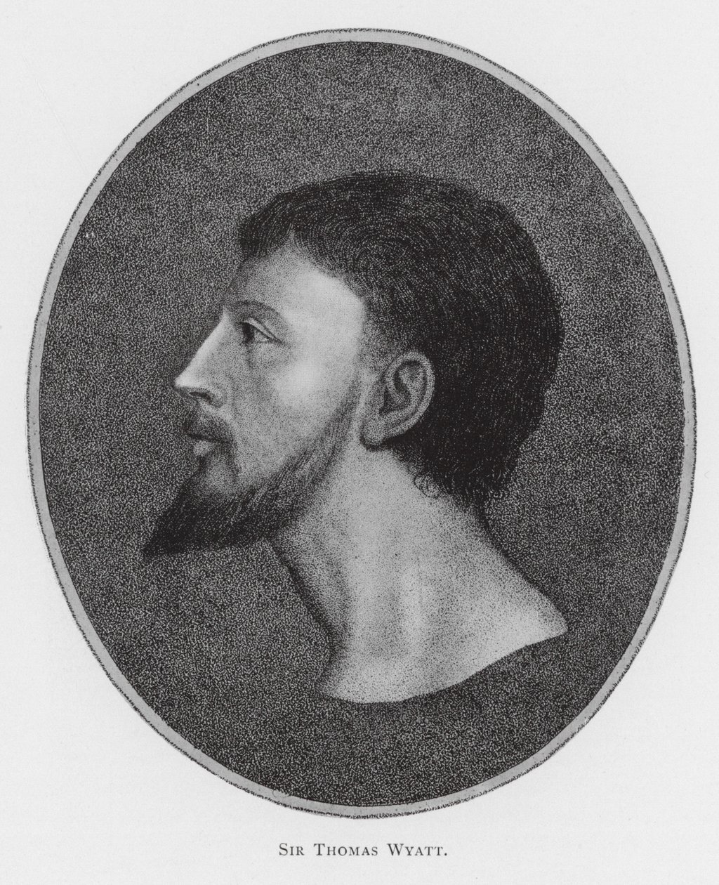 Sir Thomas Wyatt (lithographie) - English School