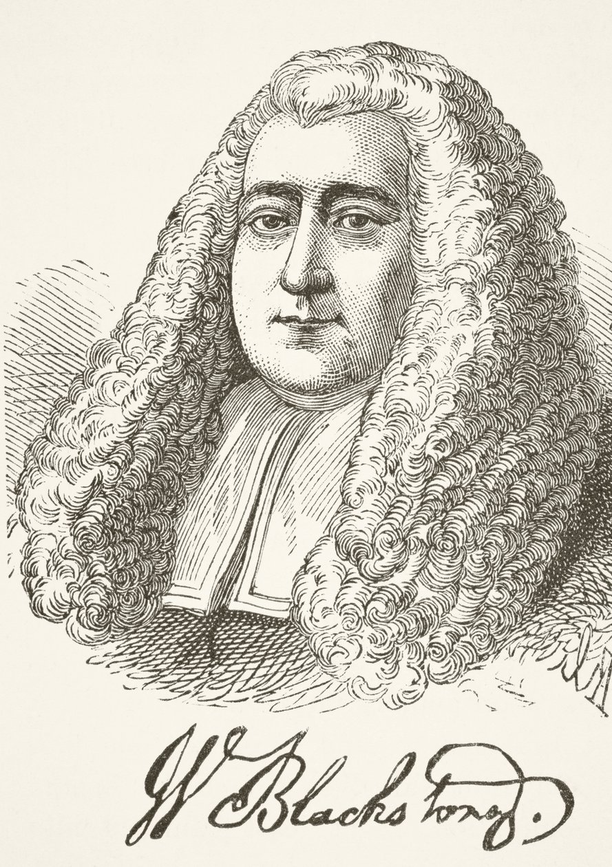 Sir William Blackstone, tiré de 