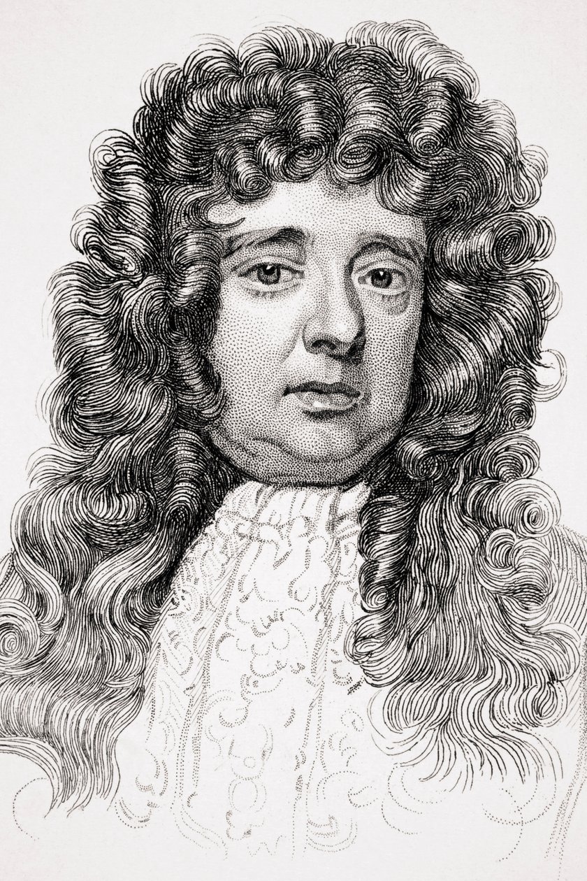 Sir William Petty, de Old Englands Worthies par Lord Brougham et autres, publié à Londres, vers 1880 - English School