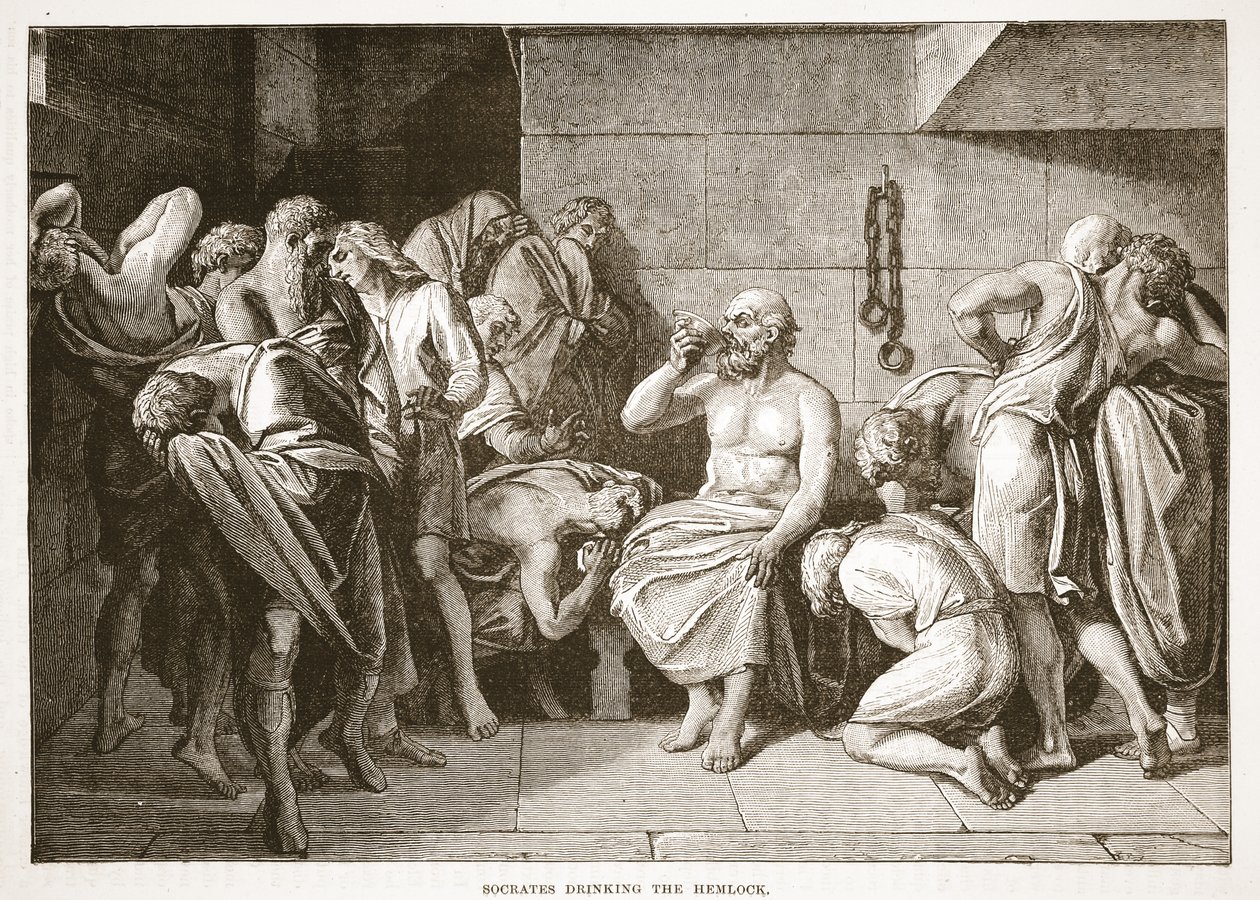 Socrate buvant la ciguë - English School