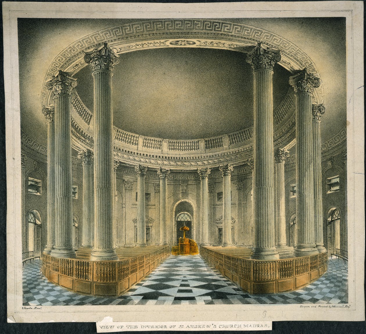 Église Saint-André, Madras, c.1825 - English School