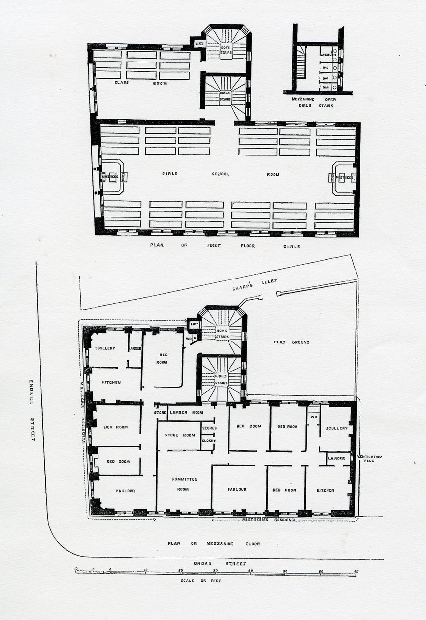 Écoles de St Giles Endell Street - English School