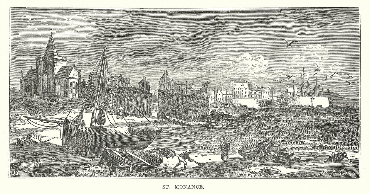 St Monance (gravure) - English School