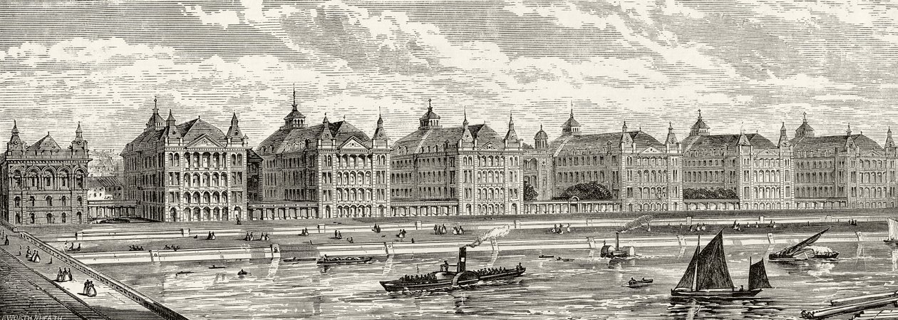 Hôpital St. Thomas au XIXe siècle, de 