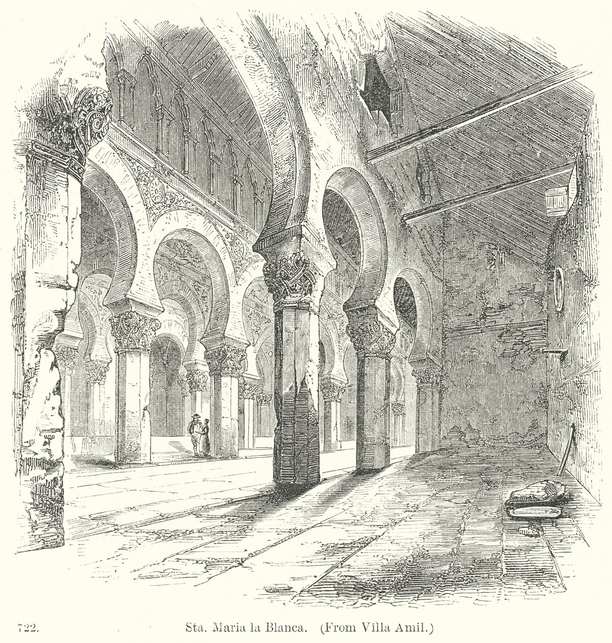 Sta. Maria la Blanca (gravure) - English School