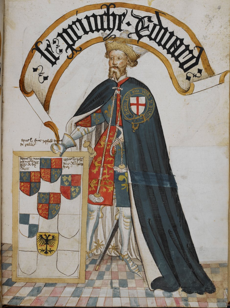 Stowe 594, f.14 Portrait d