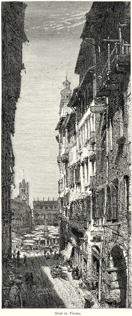 Rue de Vérone (gravure) - English School