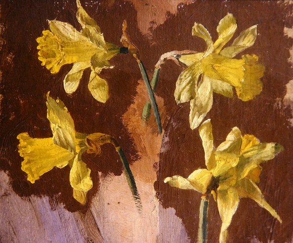 Étude de jonquilles, vers 1830 - English School