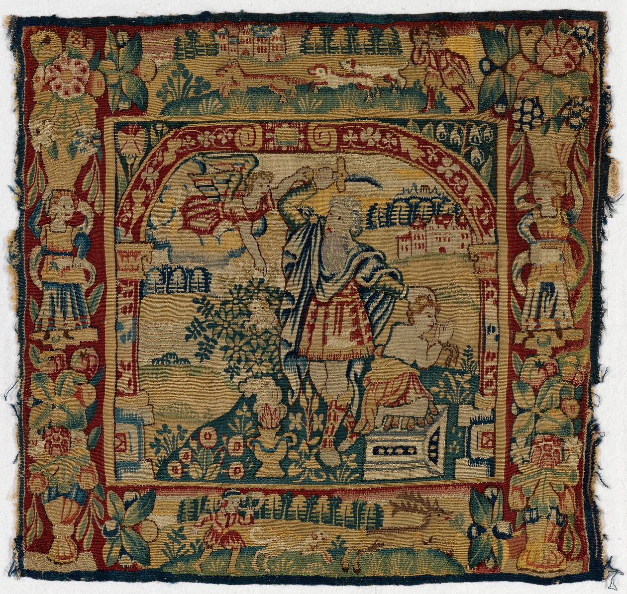 Panneau de tapisserie représentant le Sacrifice d