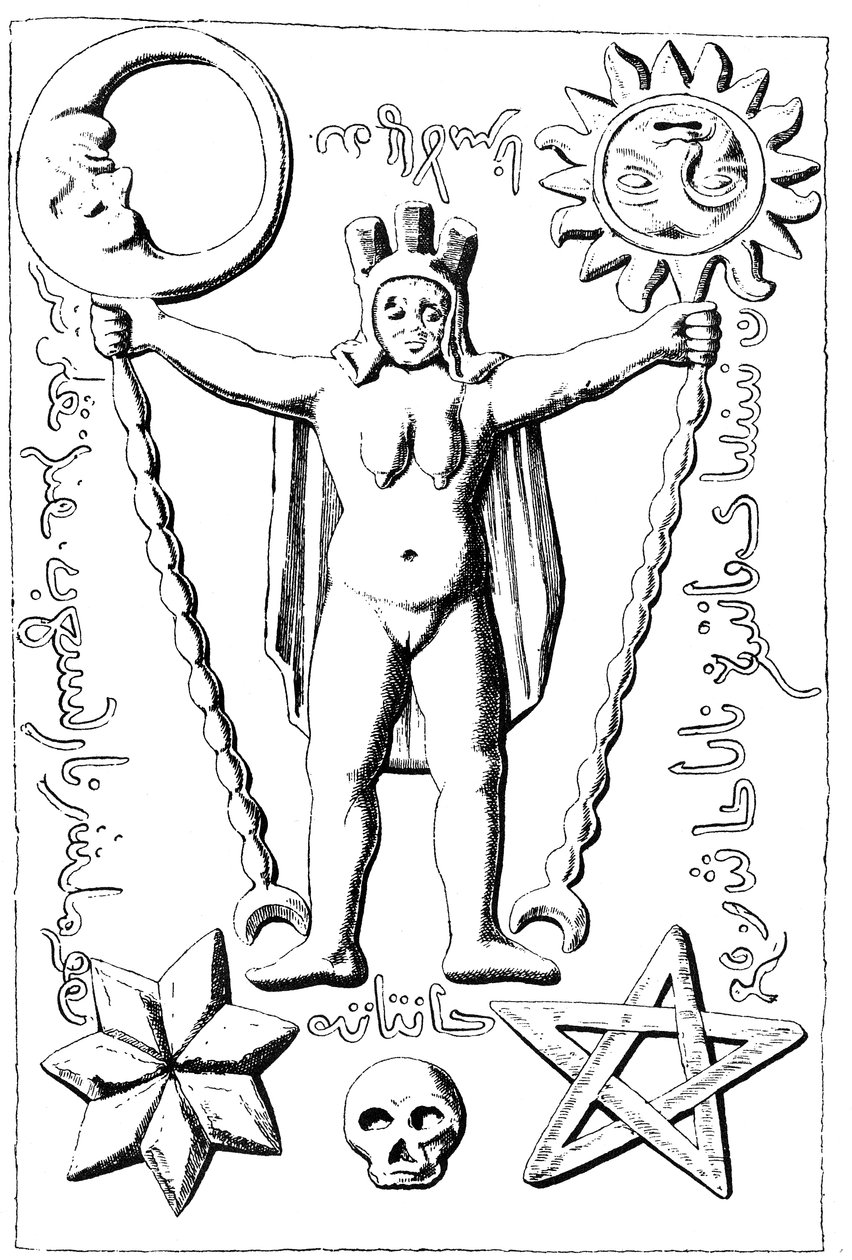 Le Baphomet des Templiers, illustration d