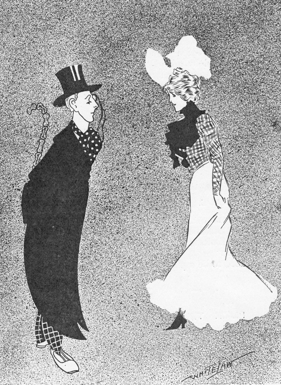 Le fait nu, illustration de The King, 25 mai 1901 - English School