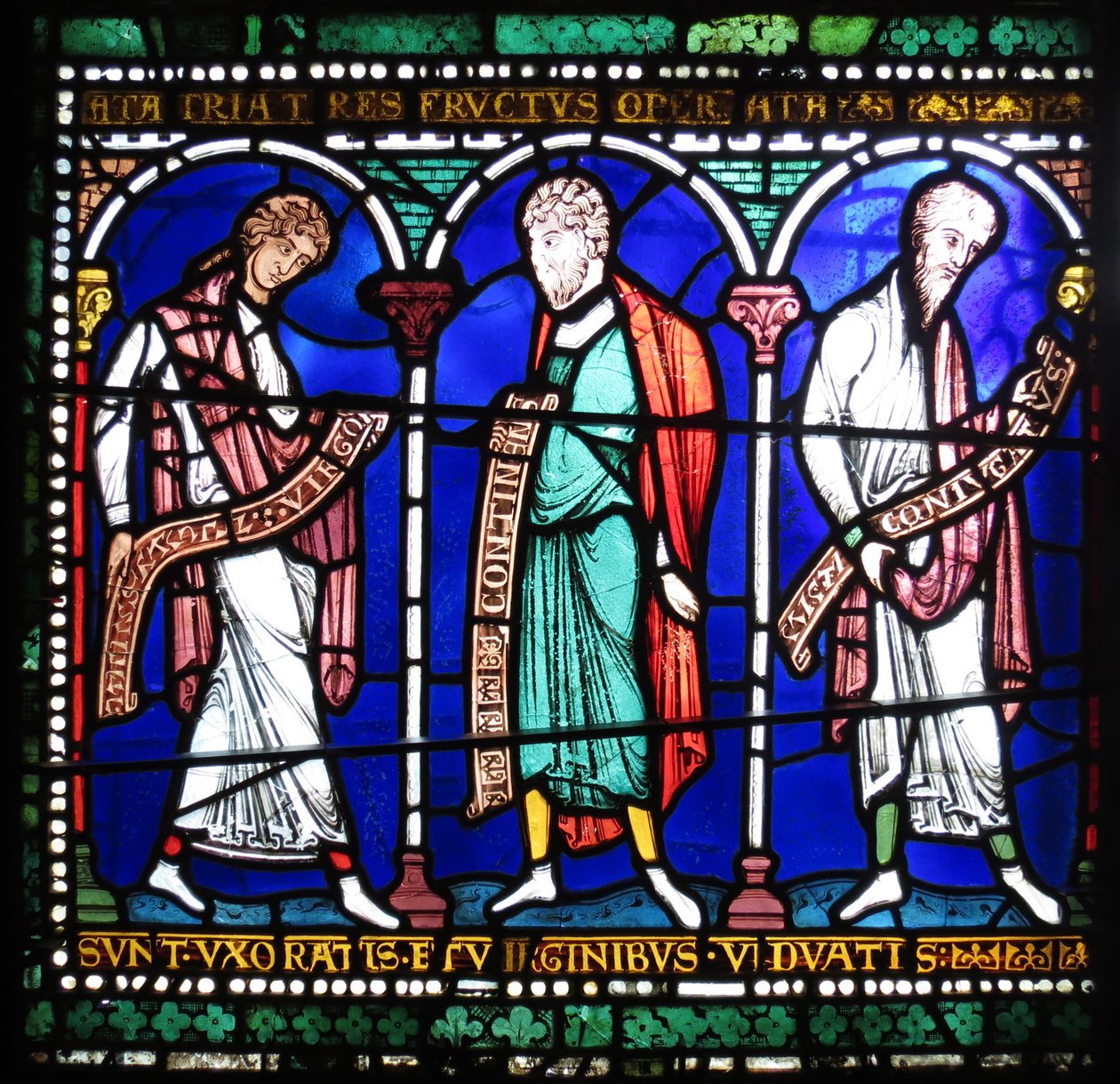 Les États Bienheureux, Cathédrale de Canterbury (vitrail) - English School