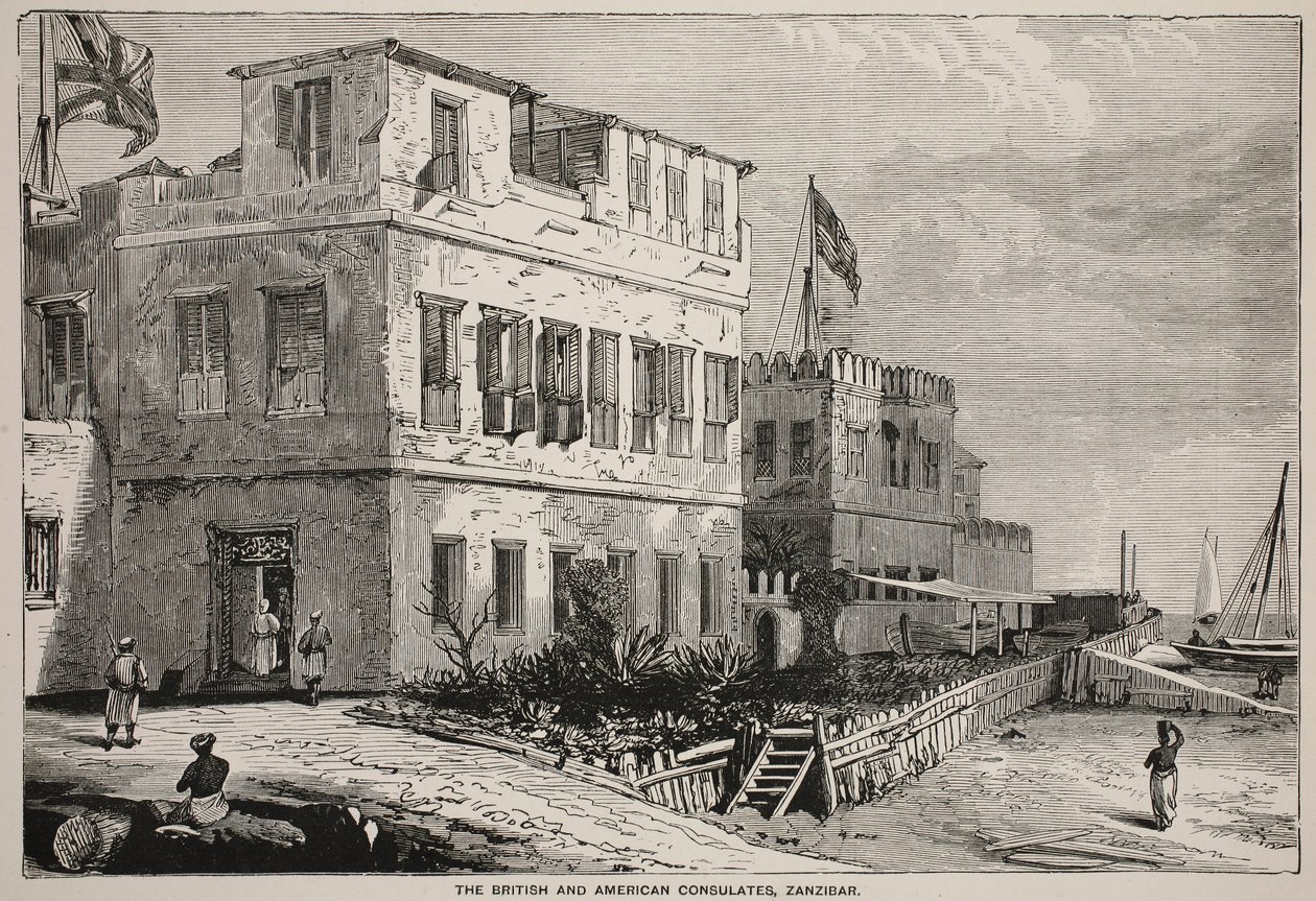 Les consulats britannique et américain, Zanzibar - English School