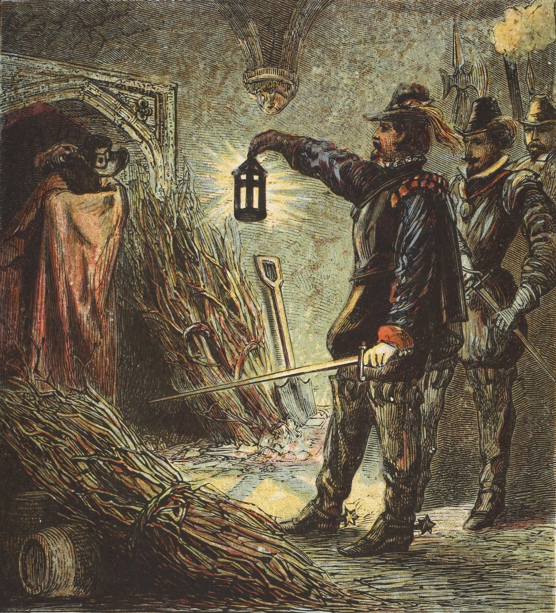 La Capture de Guy Fawkes, pub. 1890 - English School