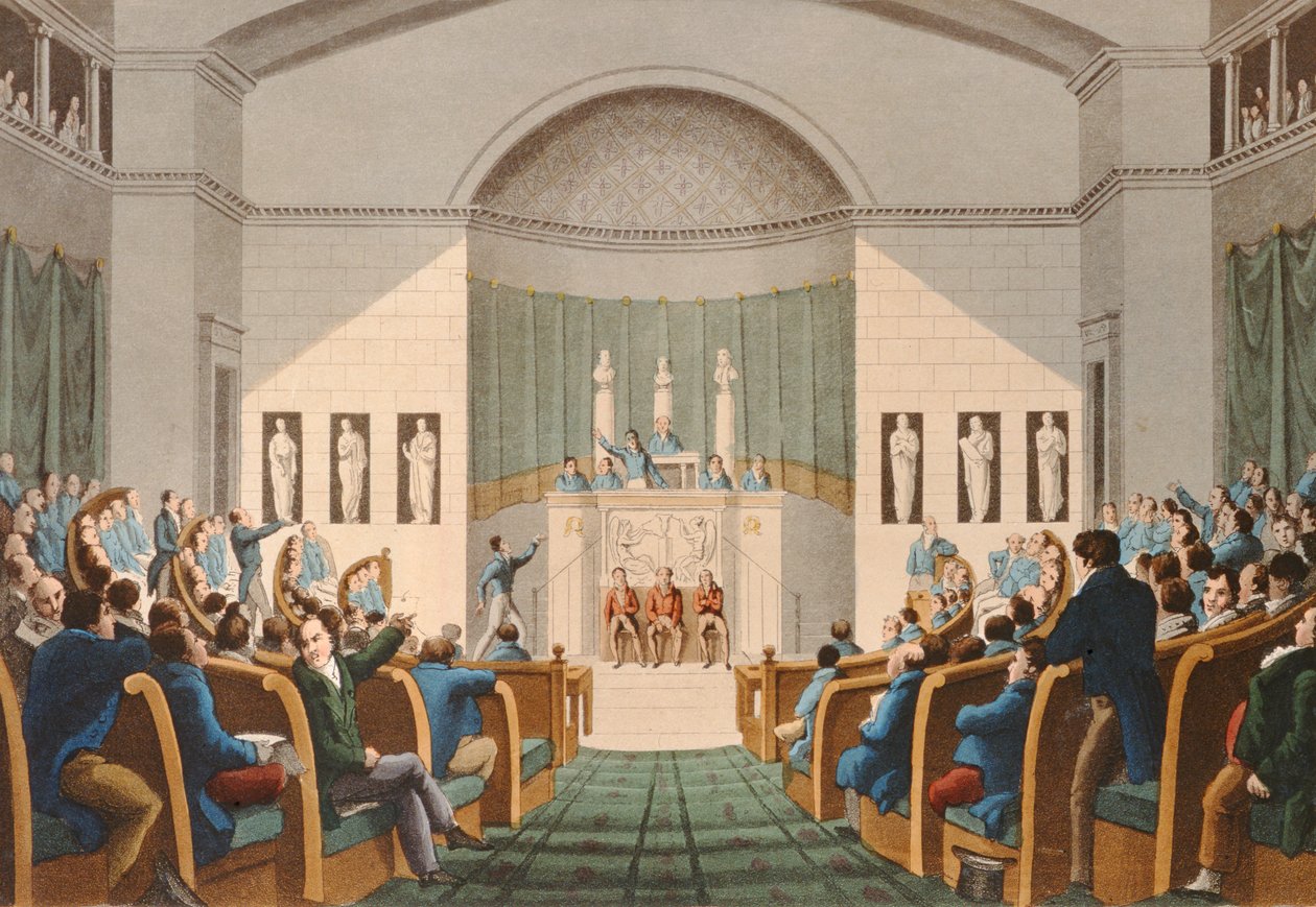 La Chambre des Députés, vers 1820 - English School