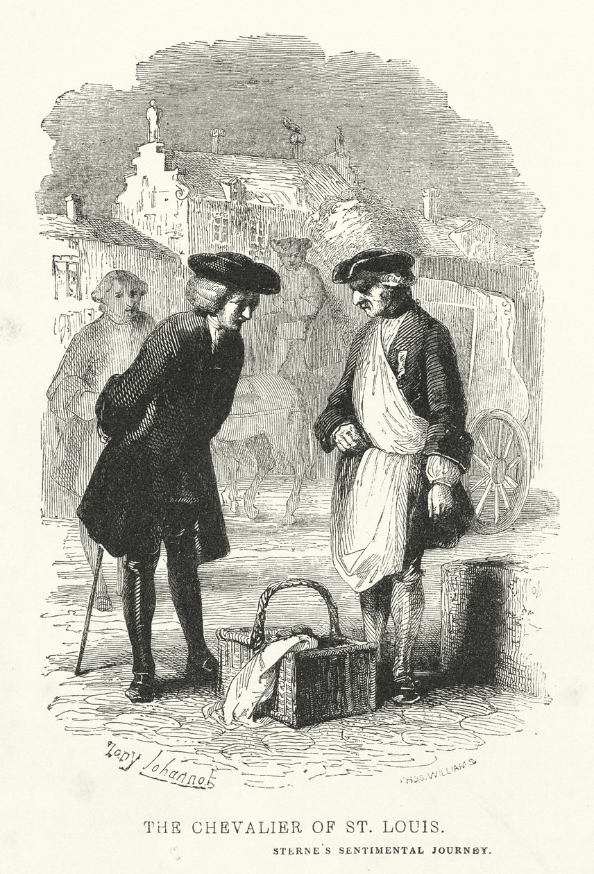 Le Chevalier de St Louis (gravure) - English School