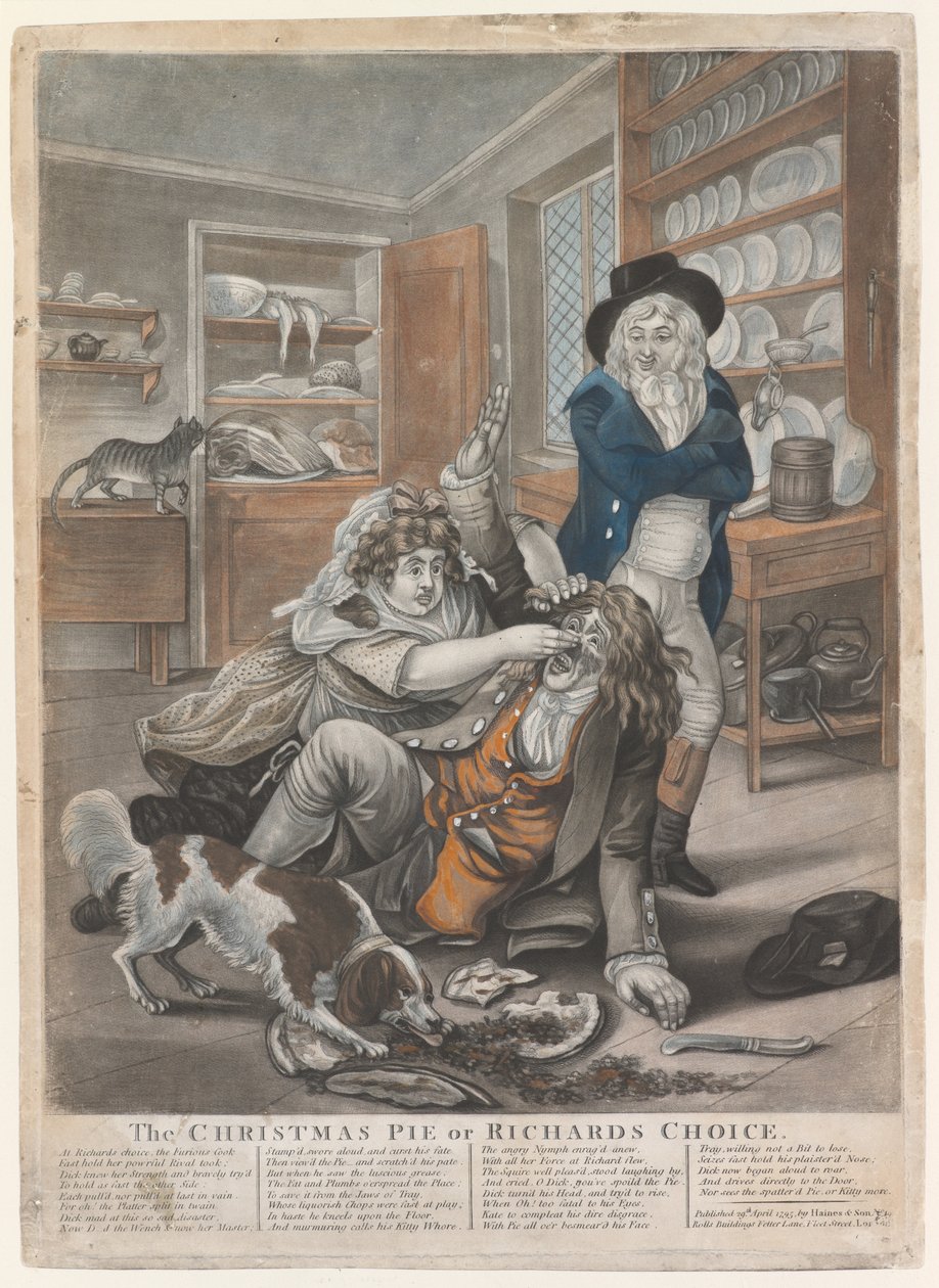 La tarte de Noël ou le choix de Richard, 1795 - English School