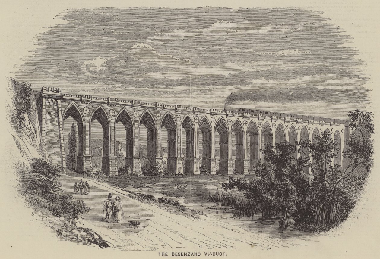 Viaduc de Desenzano (gravure) - English School