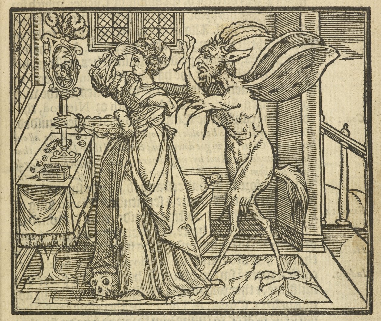 Le Diable tente une femme à l