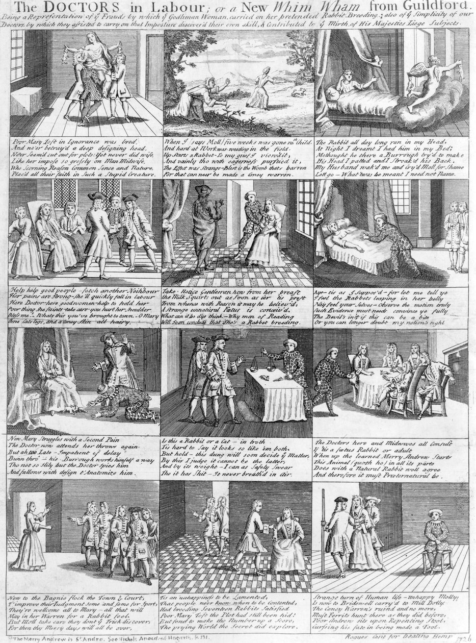 Les Médecins en Travail, ou une Nouvelle Fantaisie de Guildford, 1726 - English School