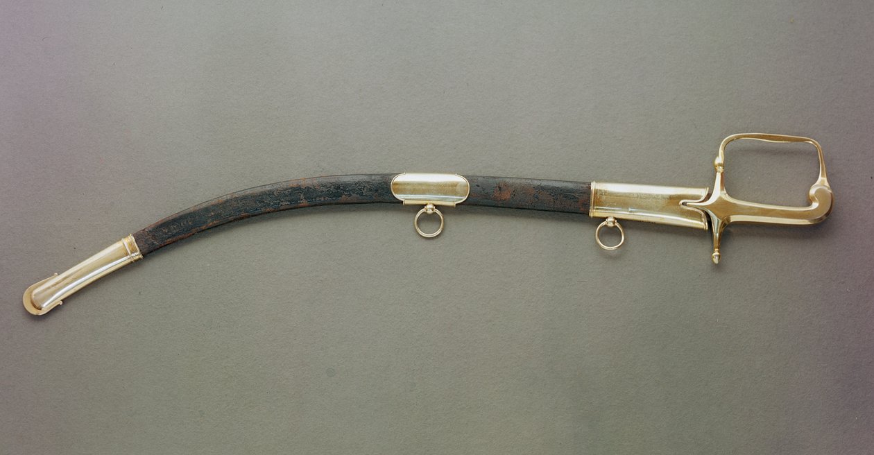 Épée du duc de Wellington (métal et cuir) - English School