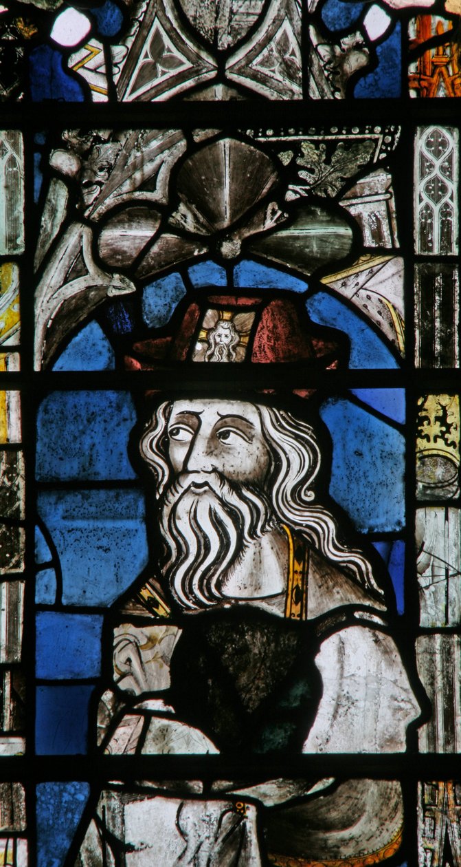 La fenêtre Est (Ew) représentant une figure composite - English School