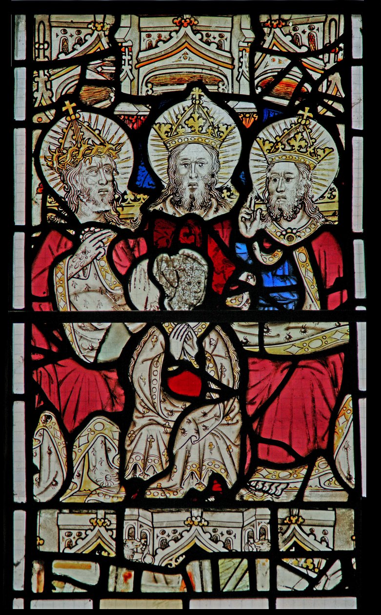 La fenêtre Est (Ew) représentant la Trinité - English School