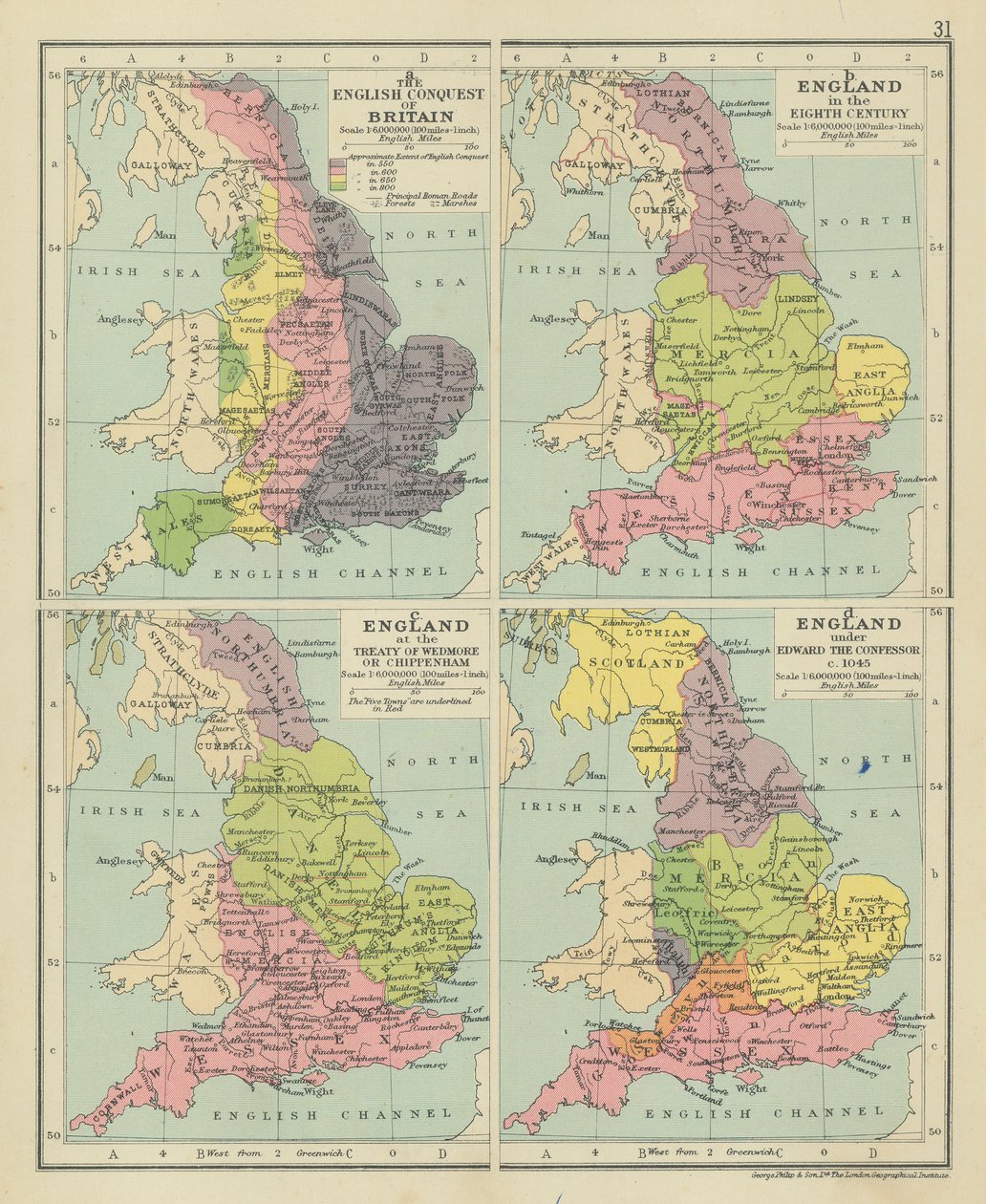 La conquête anglaise de la Grande-Bretagne. L