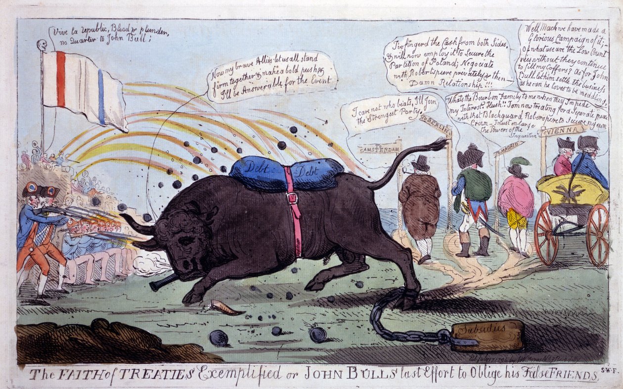 La Foi des Traités Exemplifiée ou le Dernier Effort de John Bull pour Obliger ses Faux Amis - English School