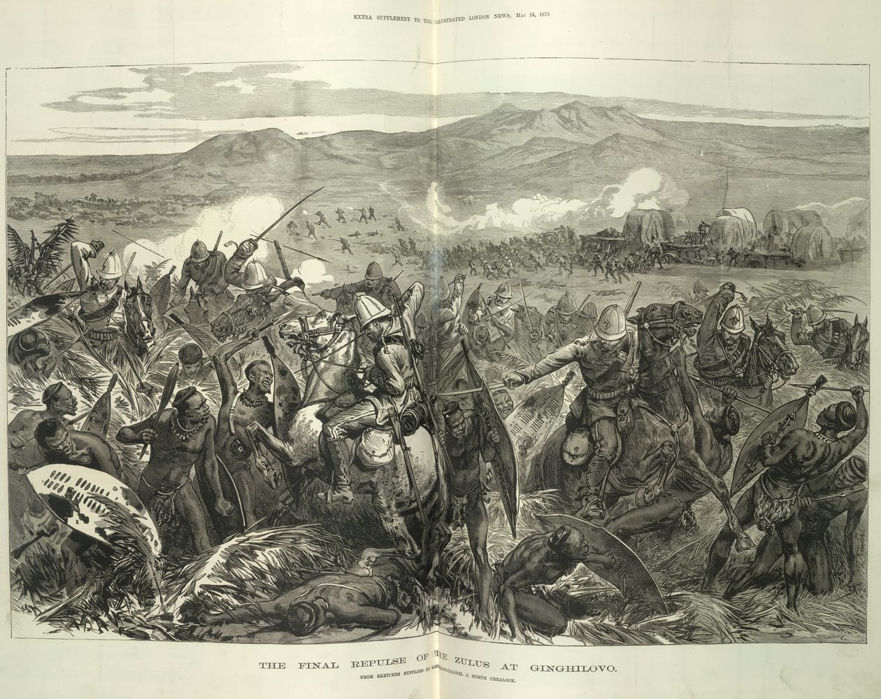 La dernière repousse des Zoulous à Ginghilovo, d