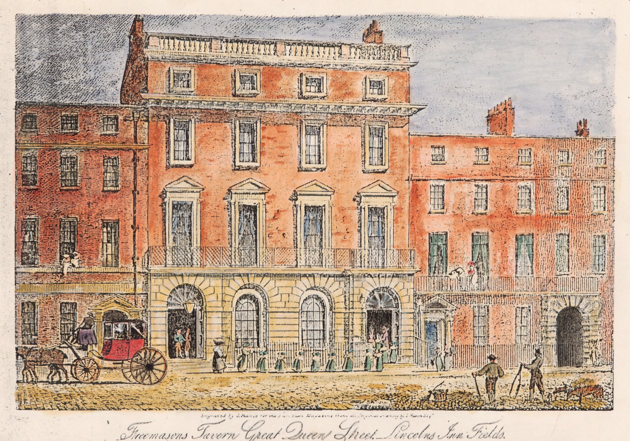 La Taverne des Francs-Maçons, 1863 - English School