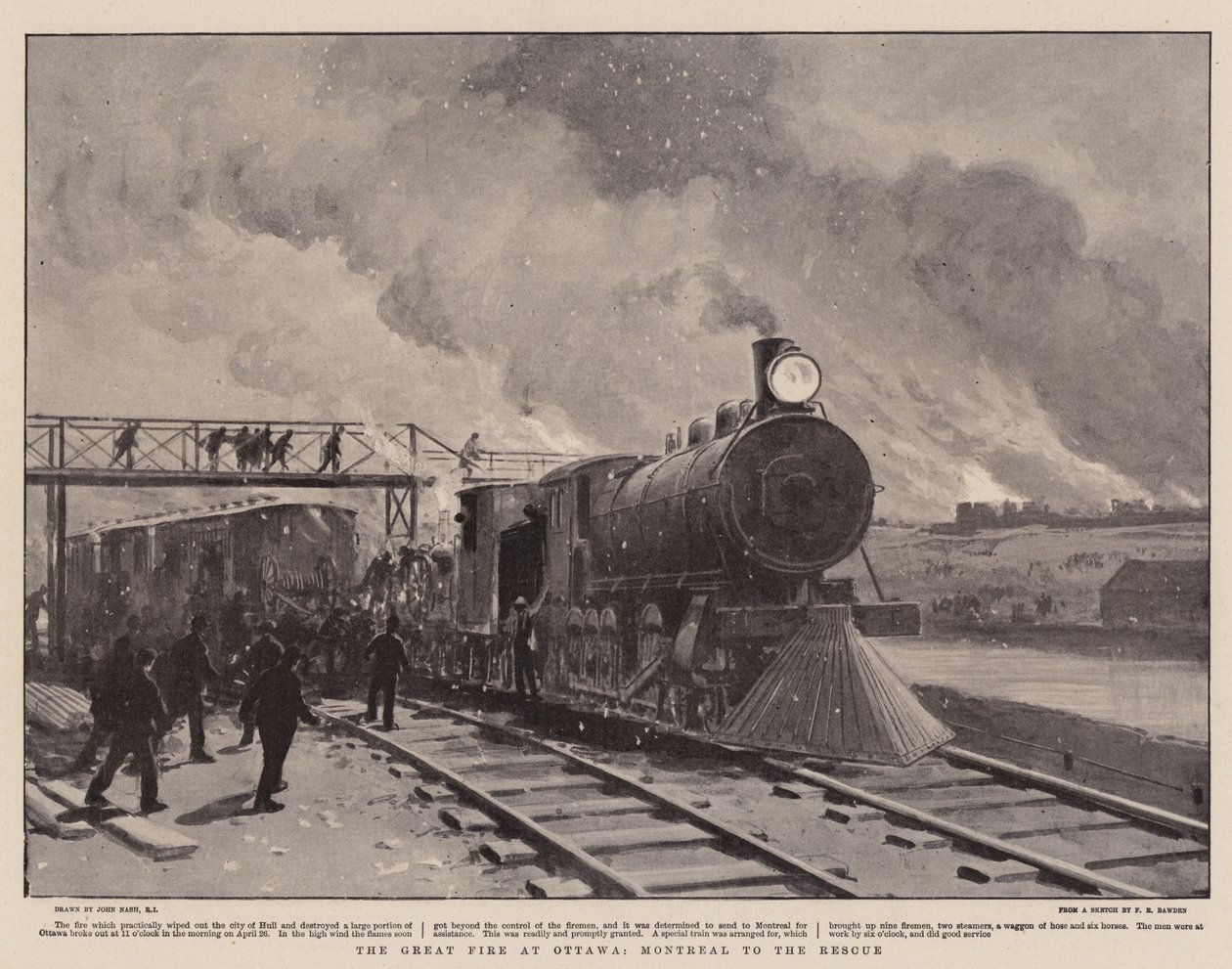 Le grand incendie d