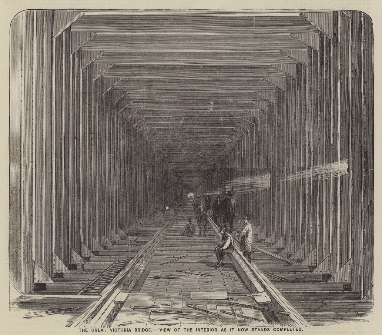 Le grand pont Victoria, vue de l