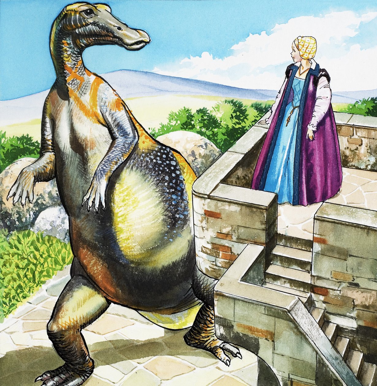 La dame et le dragon - English School