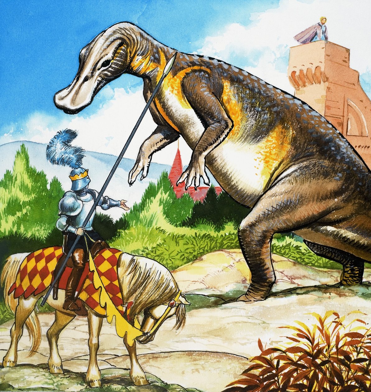 La dame et le dragon - English School
