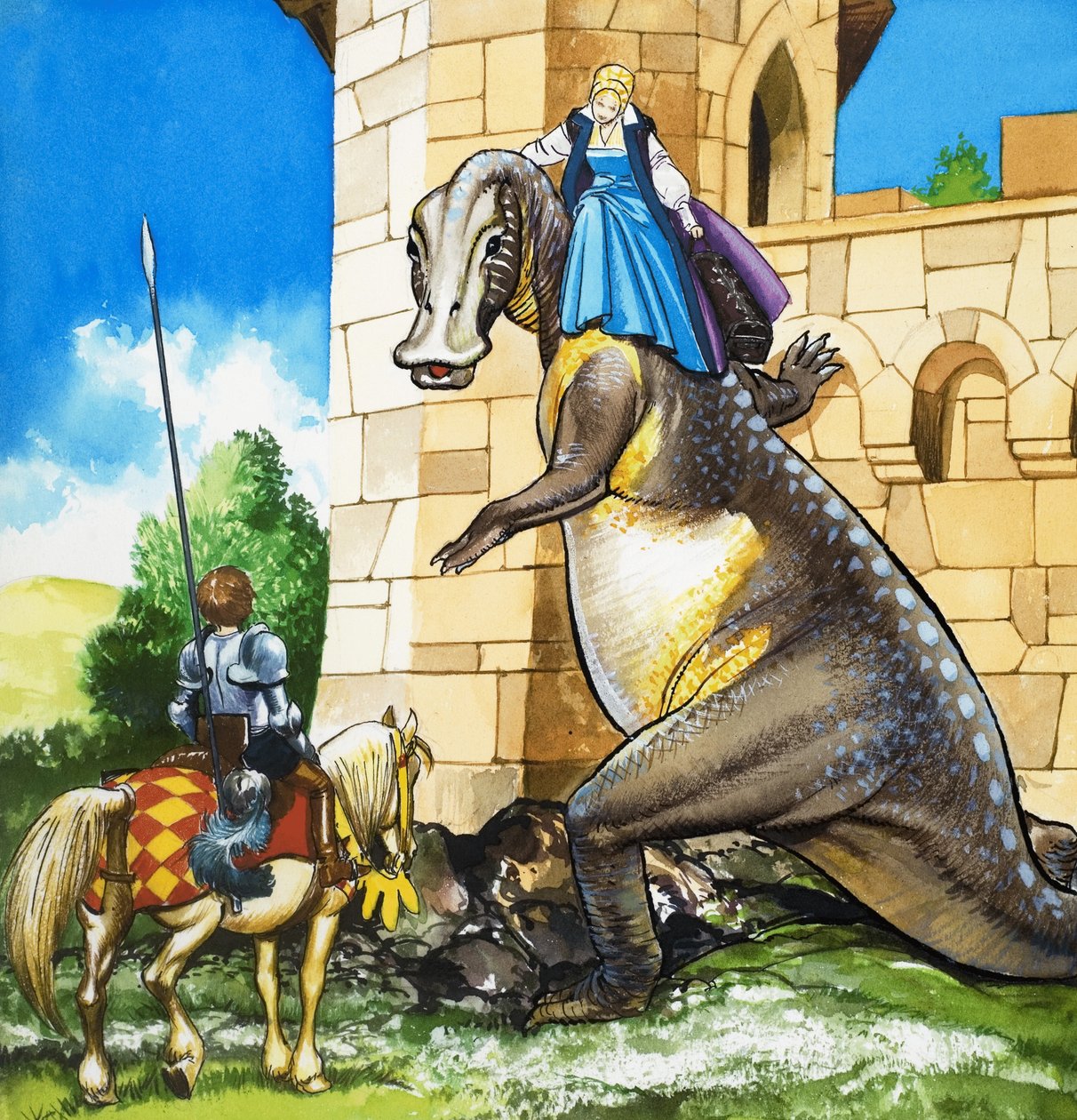 La dame et le dragon - English School