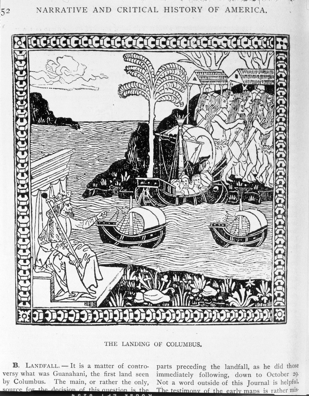 Le Débarquement de Colomb, du Vol II de 