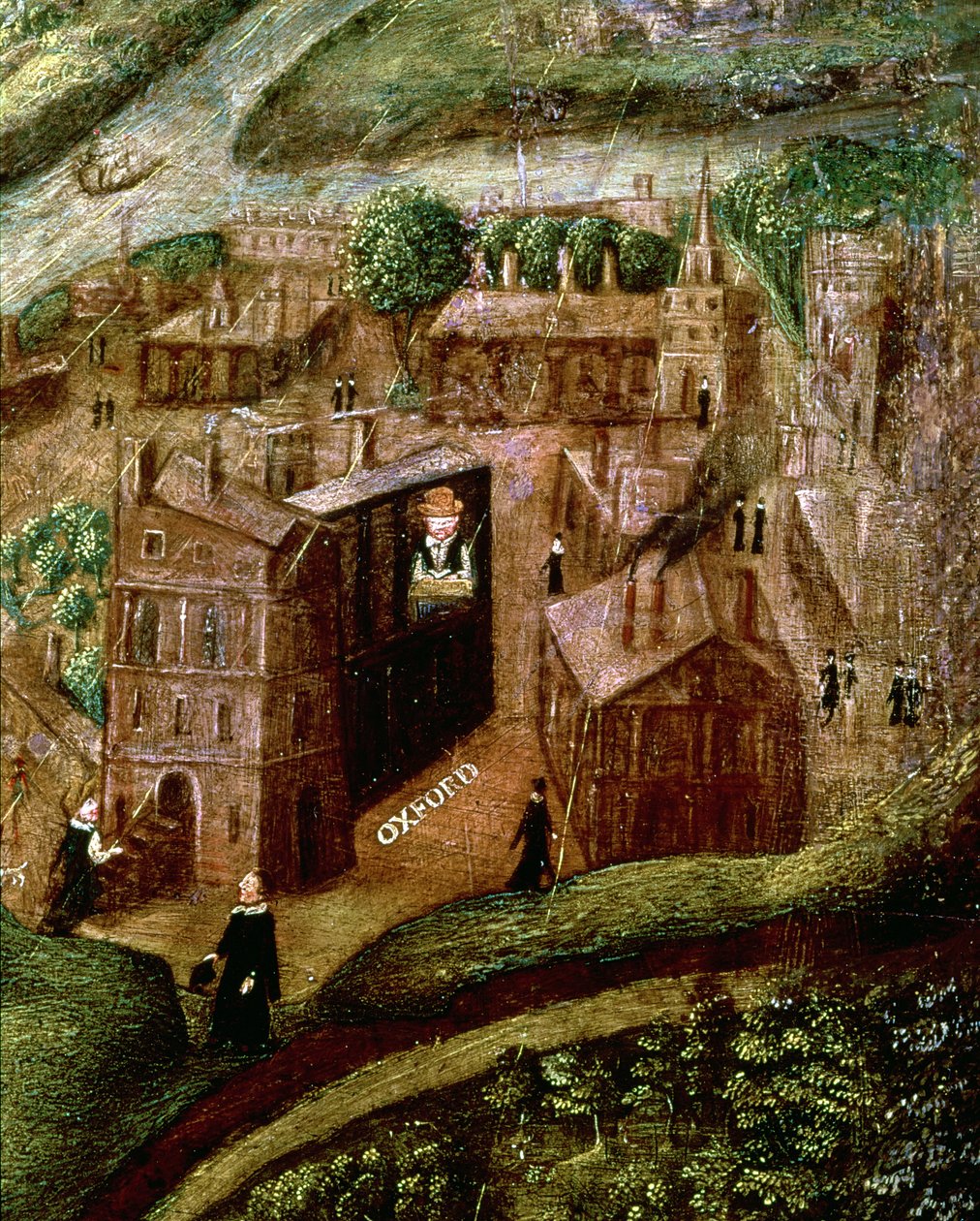 La vie et la mort de Sir Henry Unton (1557-96), (détail) - English School