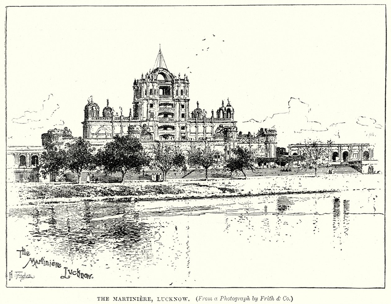 La Martinière, Lucknow (gravure) - English School