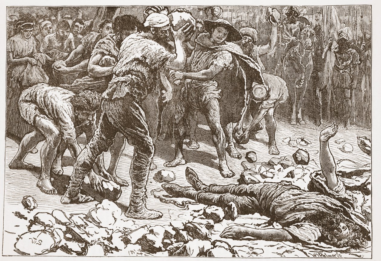 Le martyre de Constantin de Samosate, illustration de 
