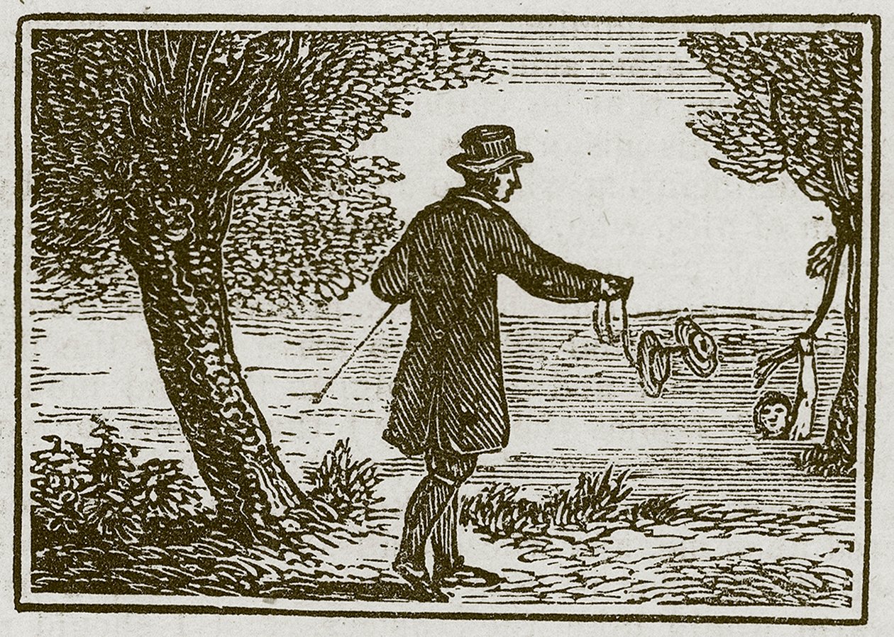 Le maître et son savant (gravure) - English School