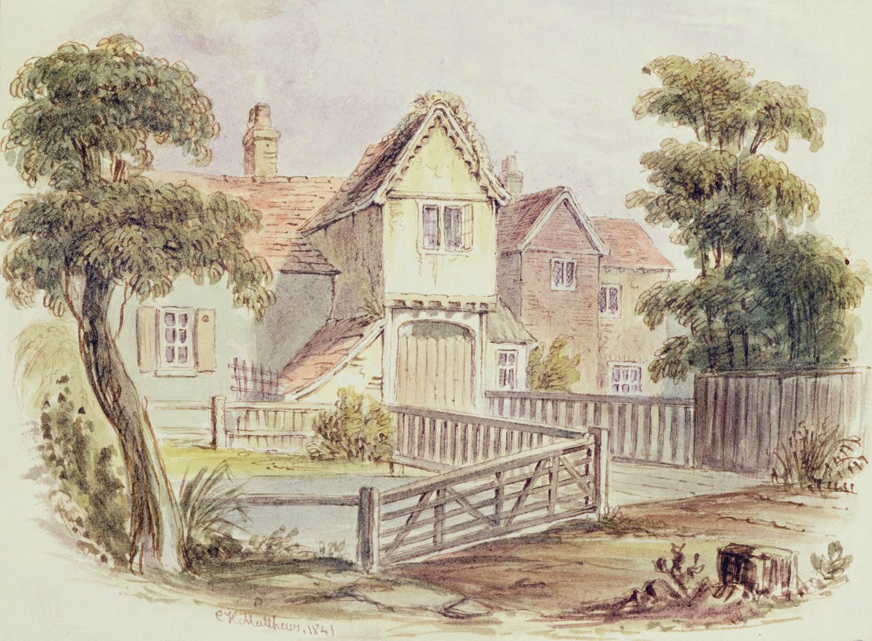 La vieille maison Cheesecake, 1841 - English School