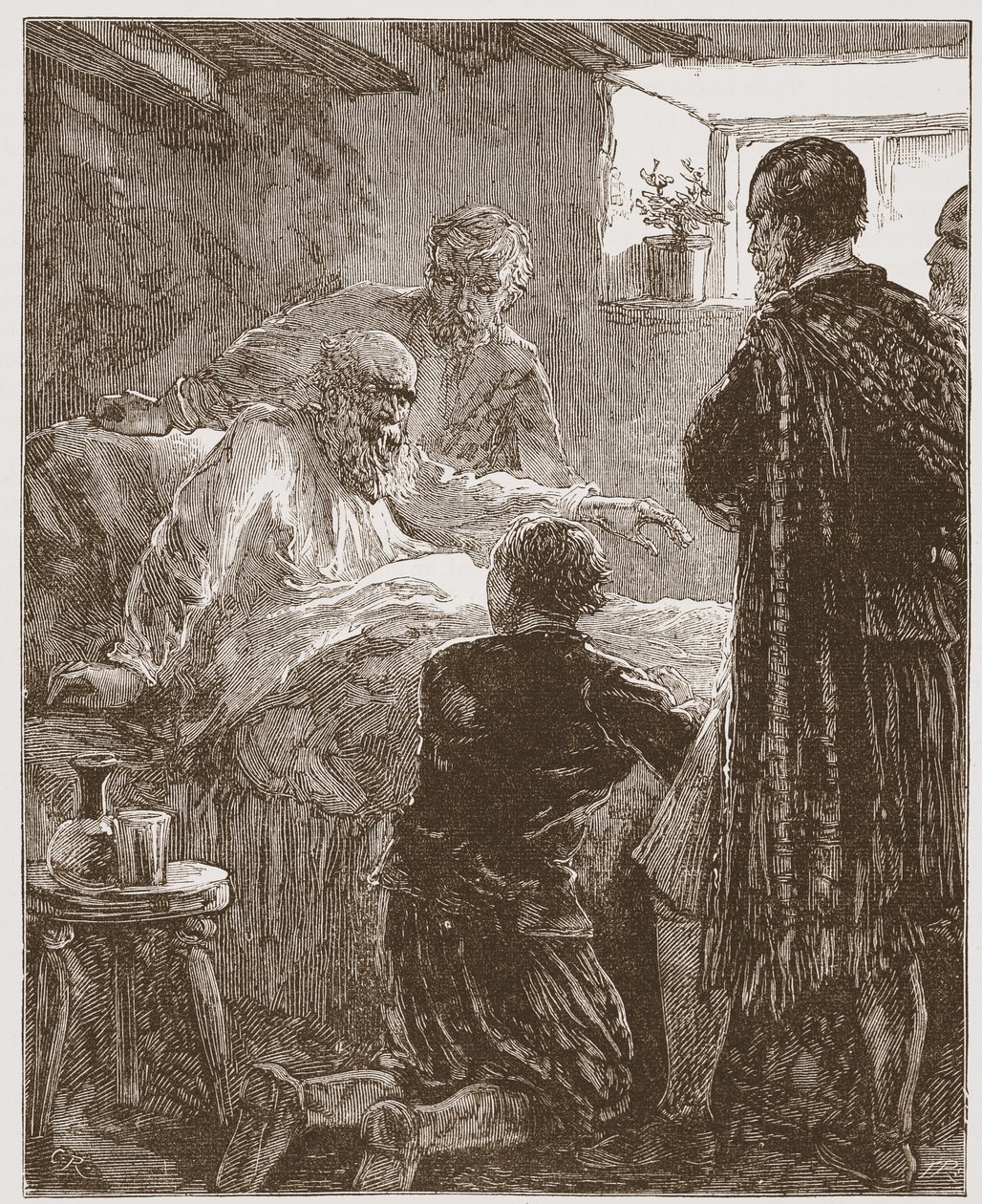 Le dernier sermon des vieux Covenanters, illustration de L