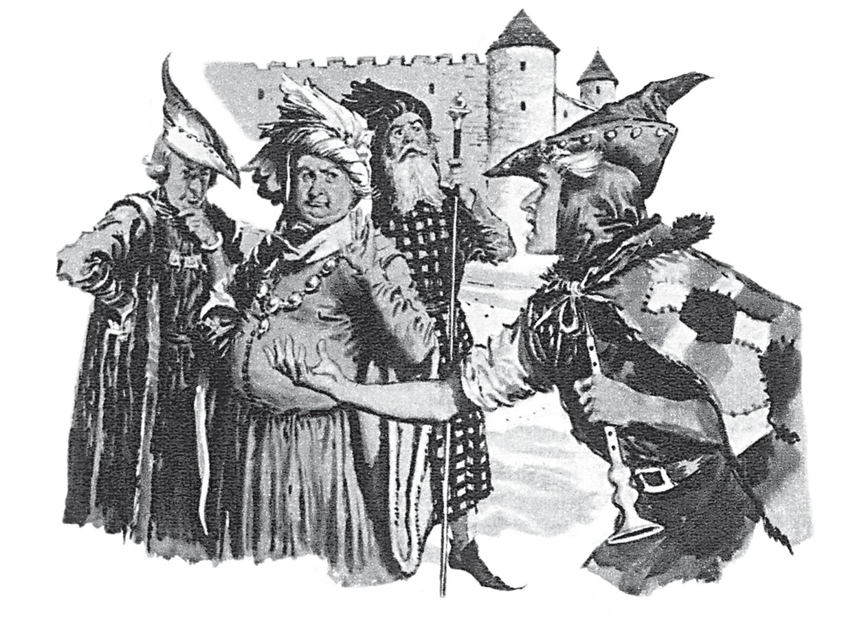 Le joueur de flûte de Hamelin - English School