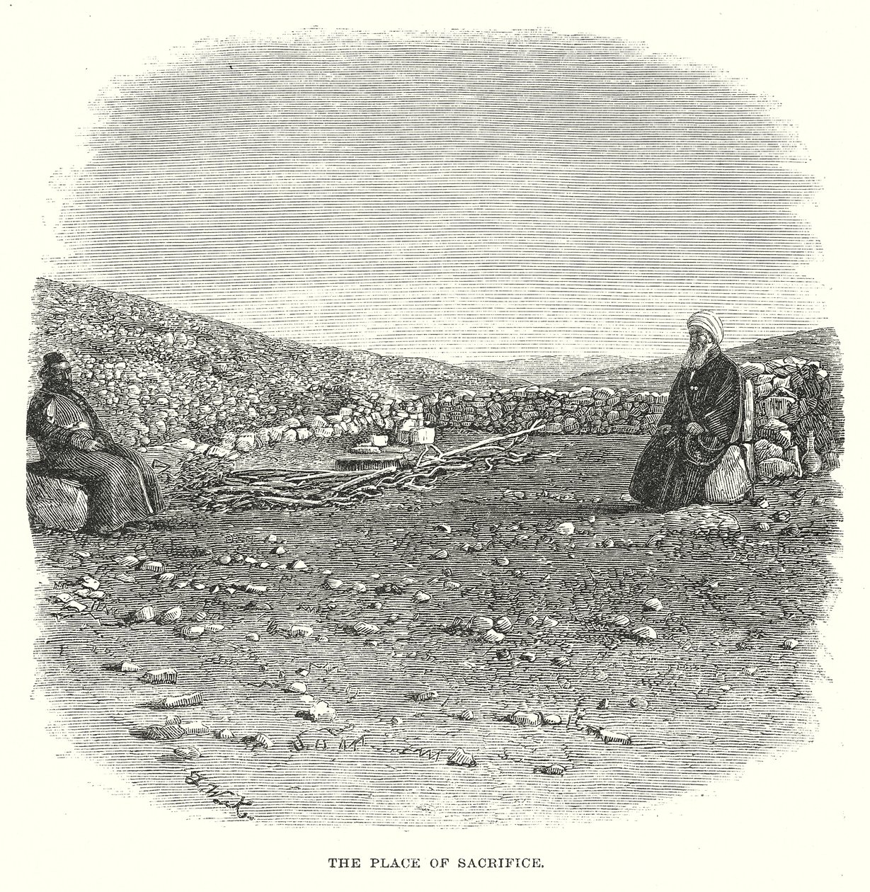 Le lieu du sacrifice (gravure) - English School