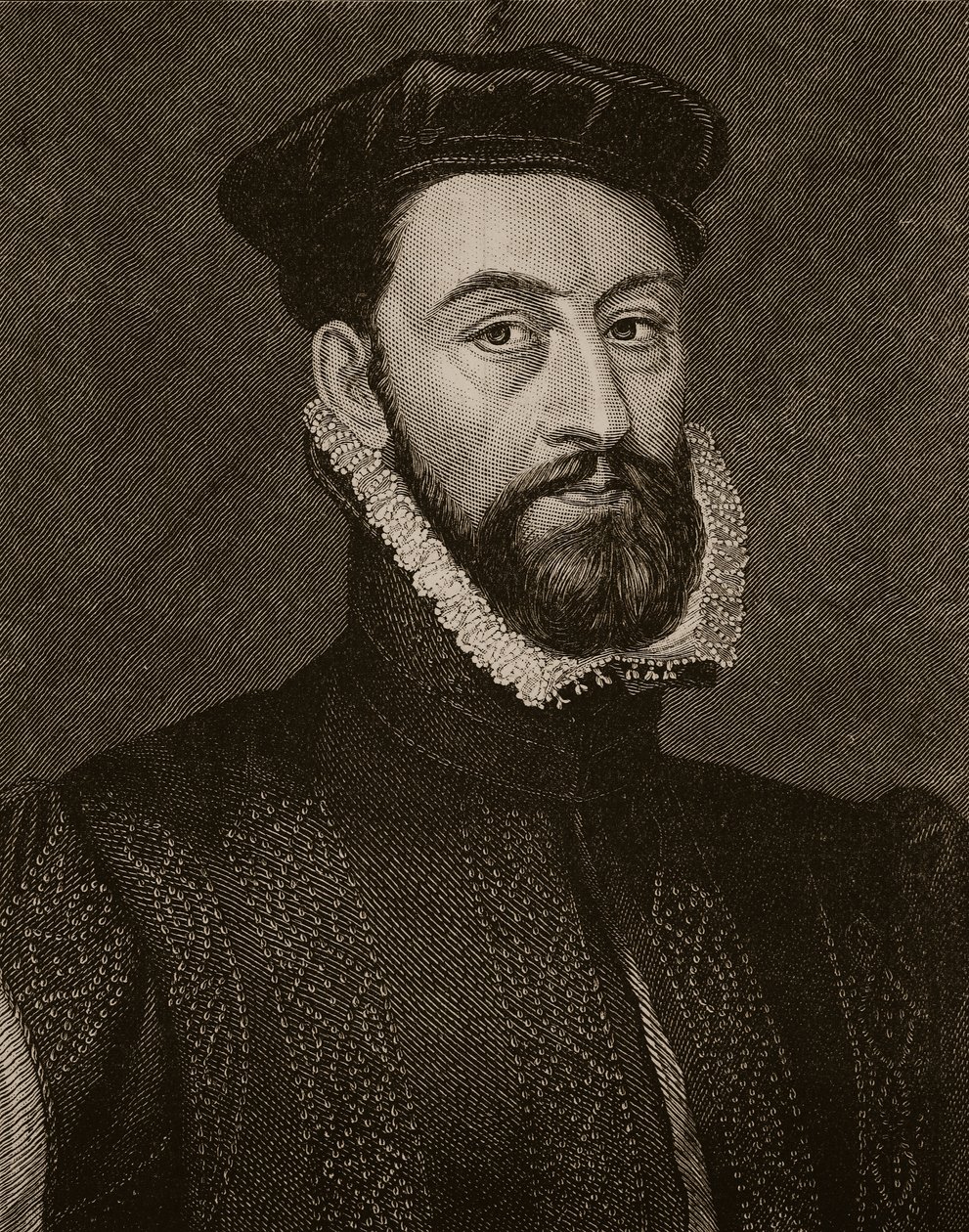 Le régent Murray, illustration de Cassells Illustrated History of England - English School