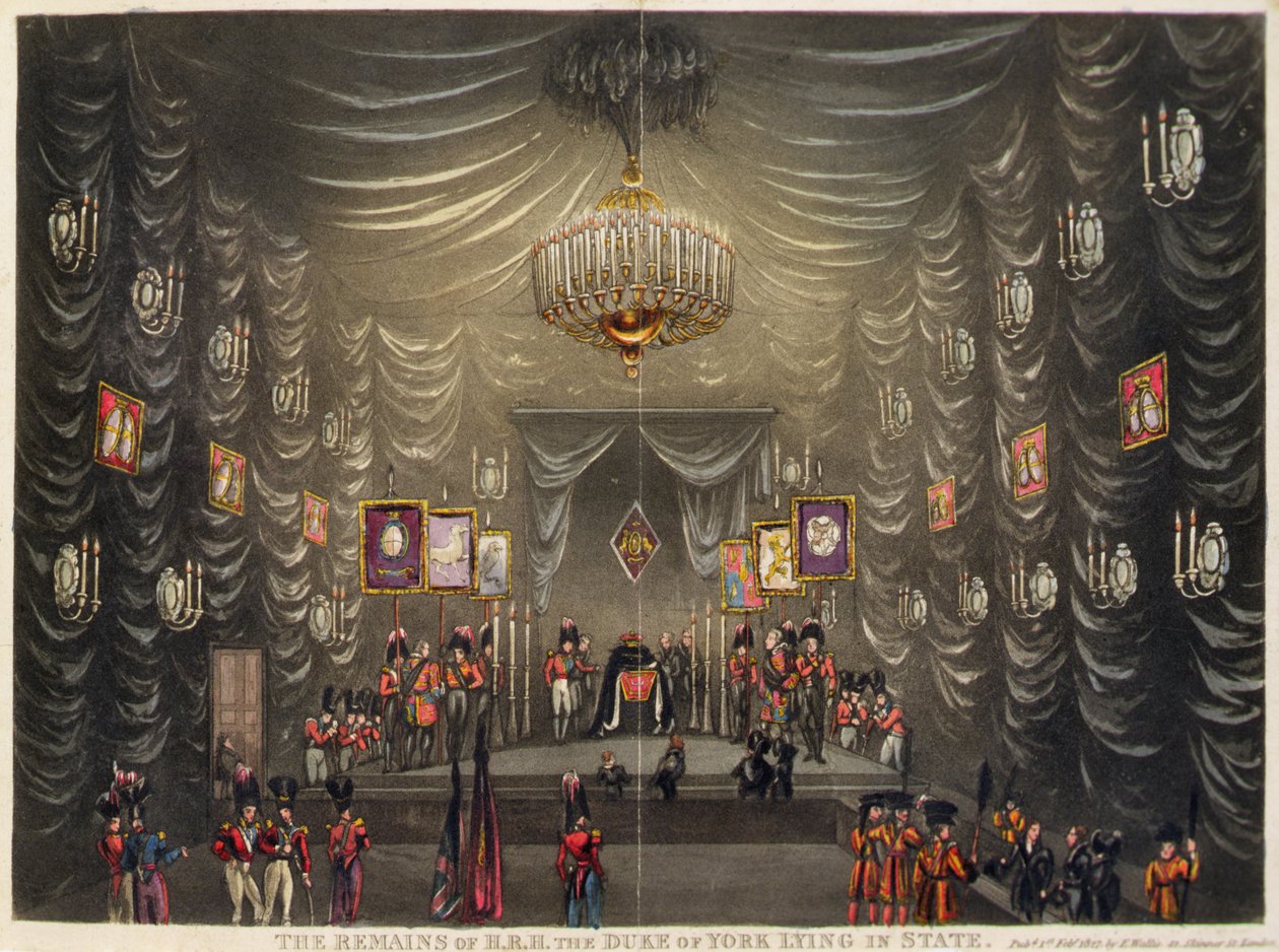Les restes de S.A.R. le duc d