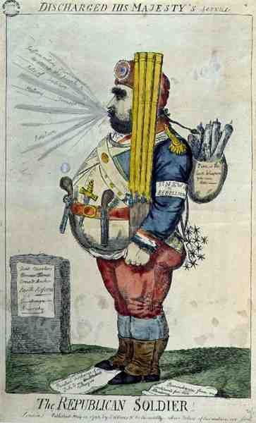 Le Soldat Républicain, pub. par S.W. Fores - English School